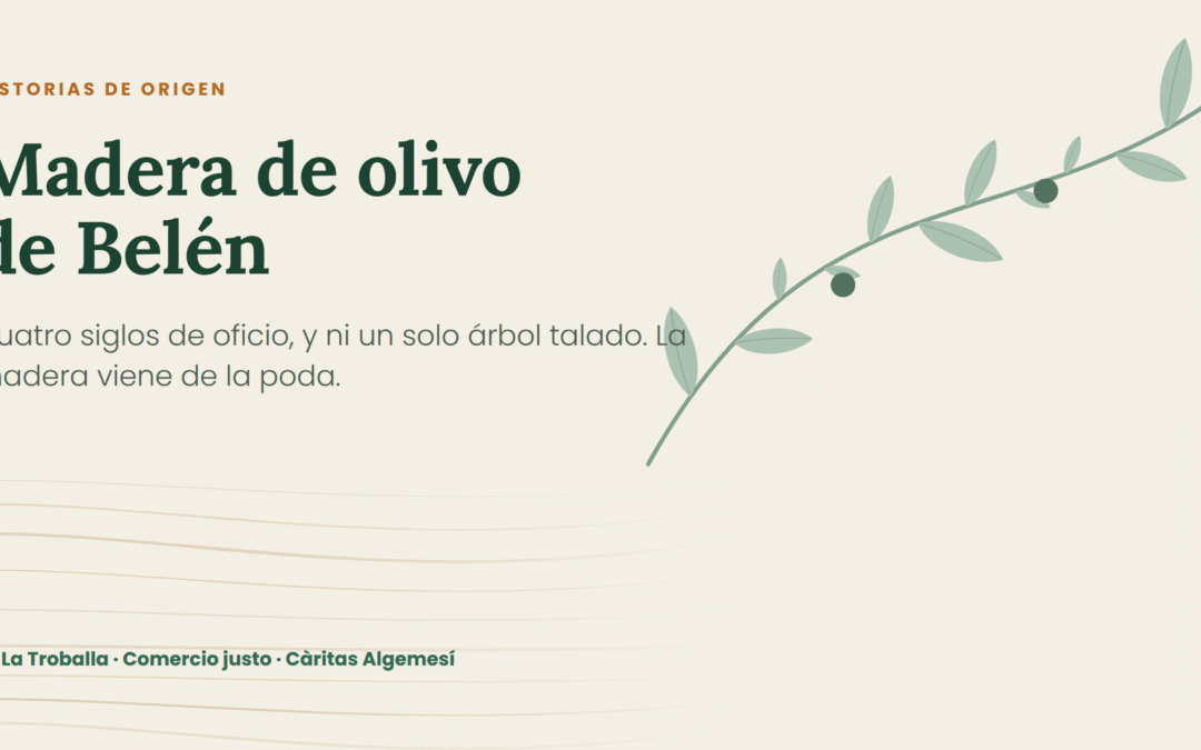 Madera de olivo de Belén: la historia detrás de cada pieza